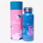 GARRAFA BUBBLE 500ML STITCH E ANGEL NAMORADOS - Imagem 2