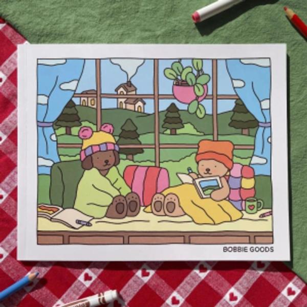 Dias frios (Fall-Winter) - Livro de colorir oficial Bobbie Goods - Acabamento Brochura